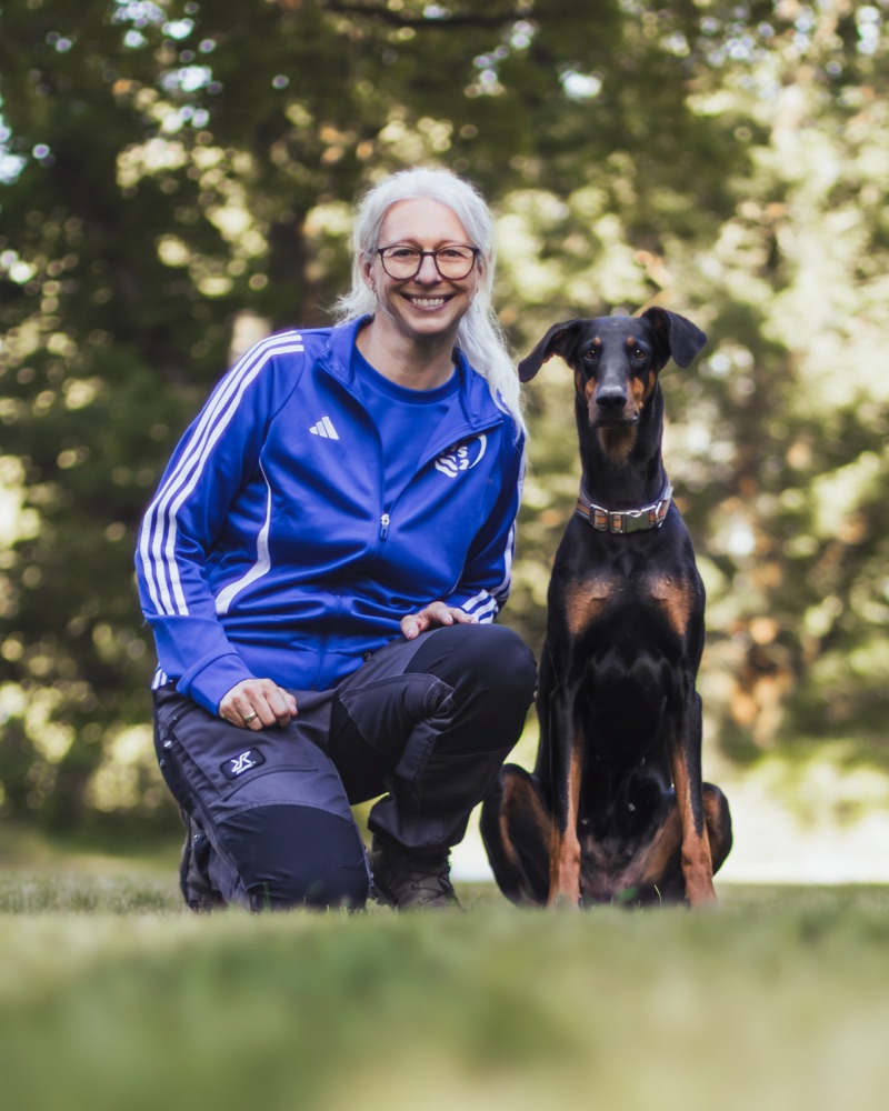Katja mit Edda