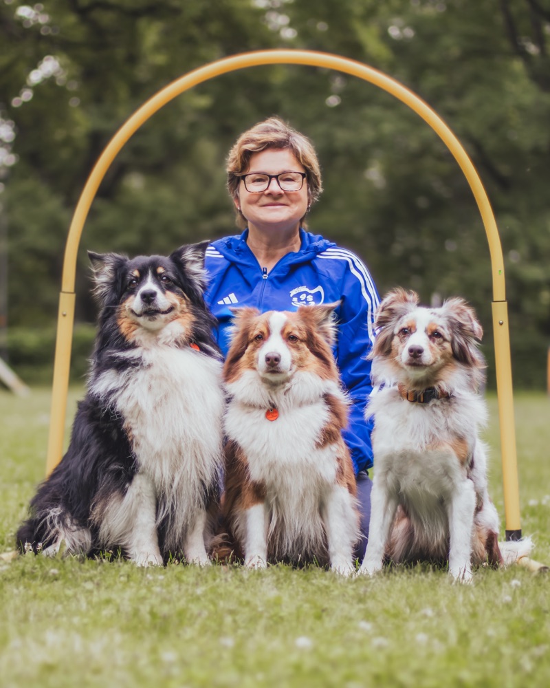 Peggy mit Funny, Gusti, Kumiko